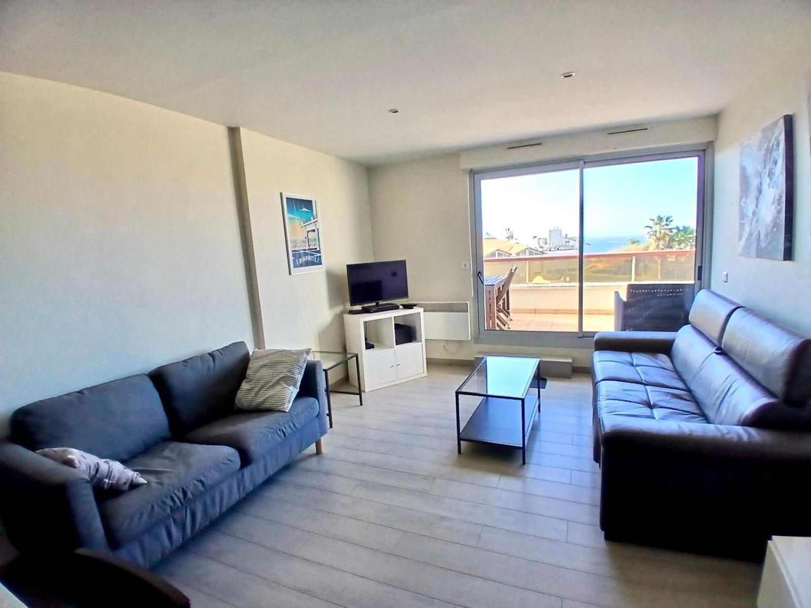 Vue Sur Mer Et Plage De Marbella Biarritz Exterior photo